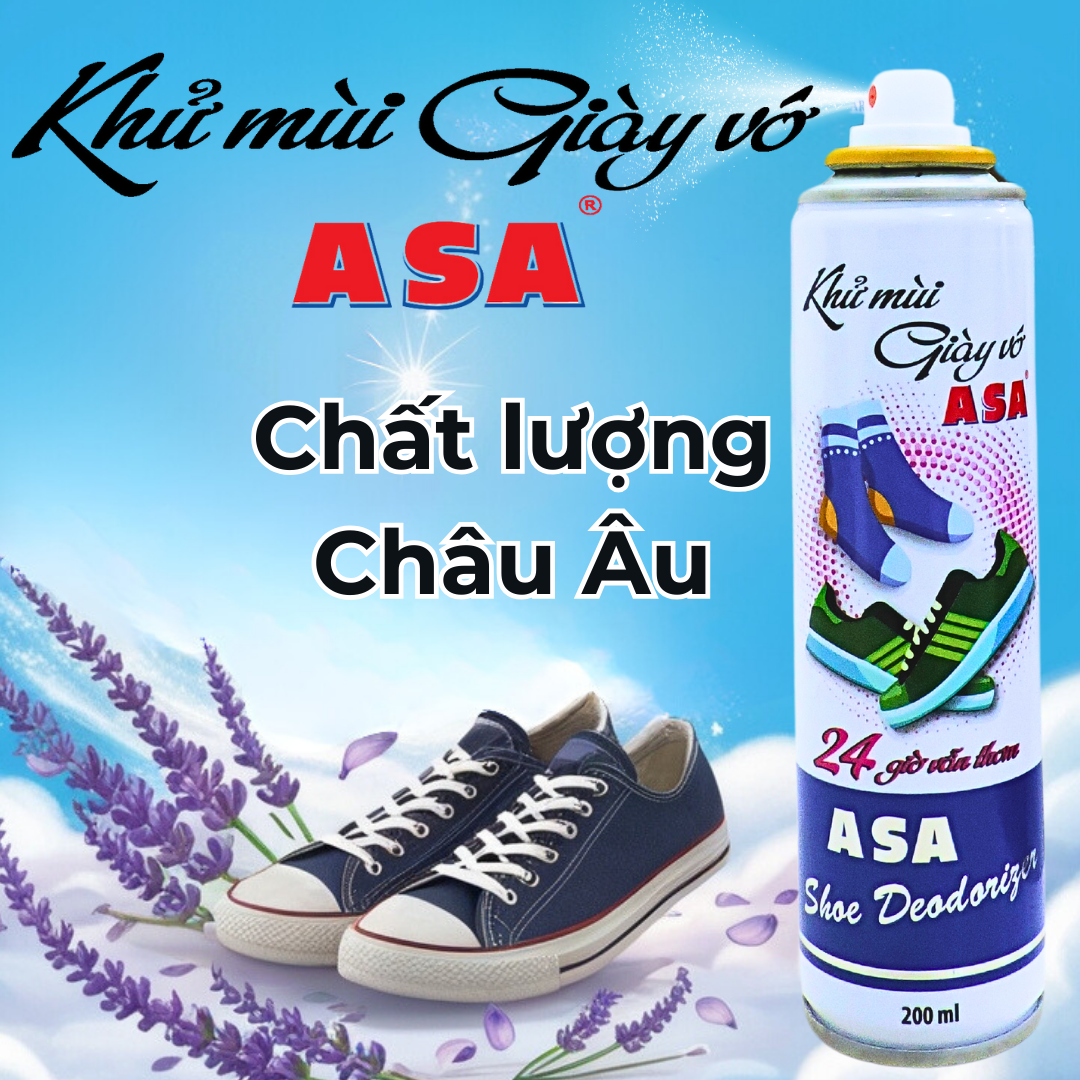 KHỬ MÙI GIÀY VỚ ASA - ĐÁNH BAY MÙI HÔI, TỰ TIN SUỐT 24H 