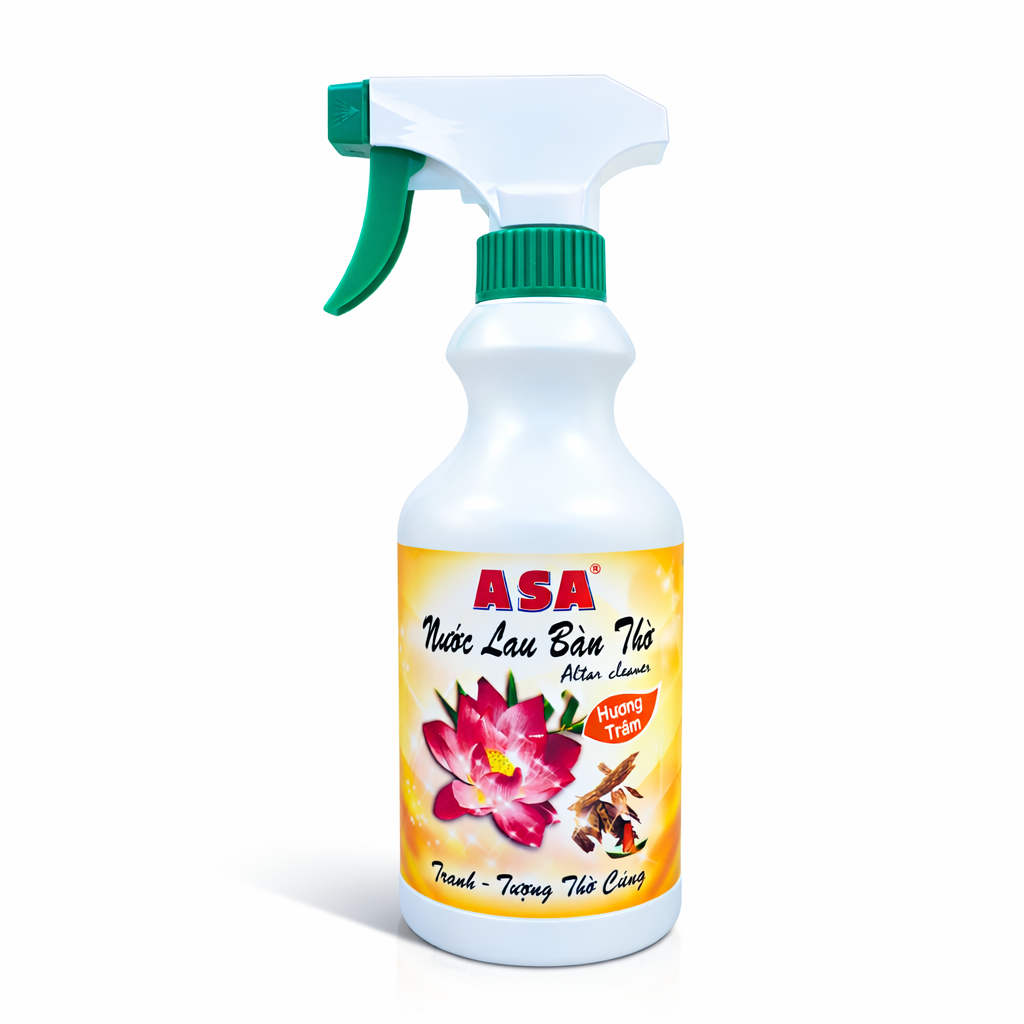 Nước Lau Bàn Thờ ASA - Trầm Hương 300ml Nước Lau Bàn Thờ ASA - Trầm Hương 300ml