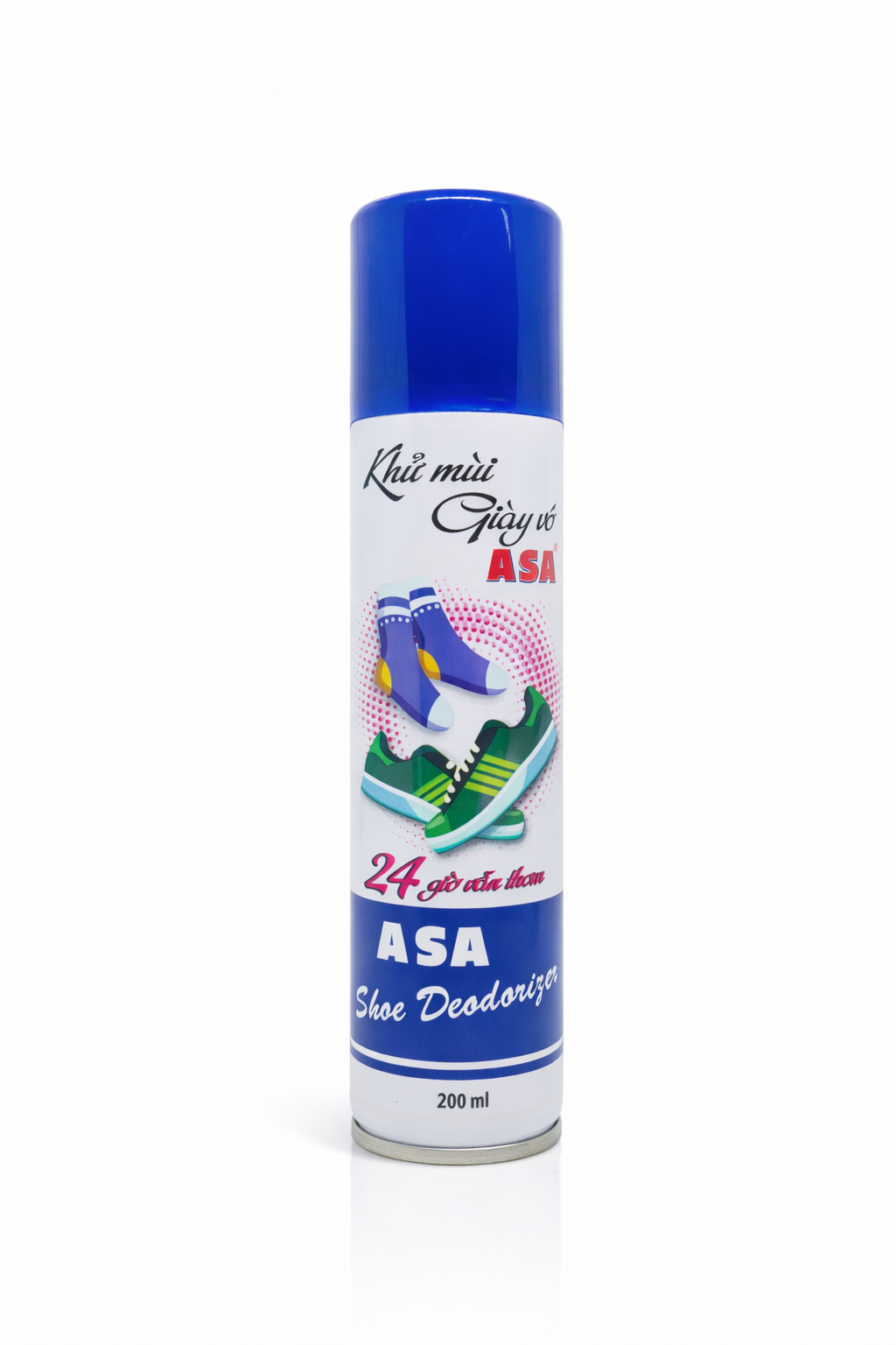 Khử mùi giày vớ ASA chai Aerosol 200ml Khử mùi giày vớ ASA chai Aerosol 200ml